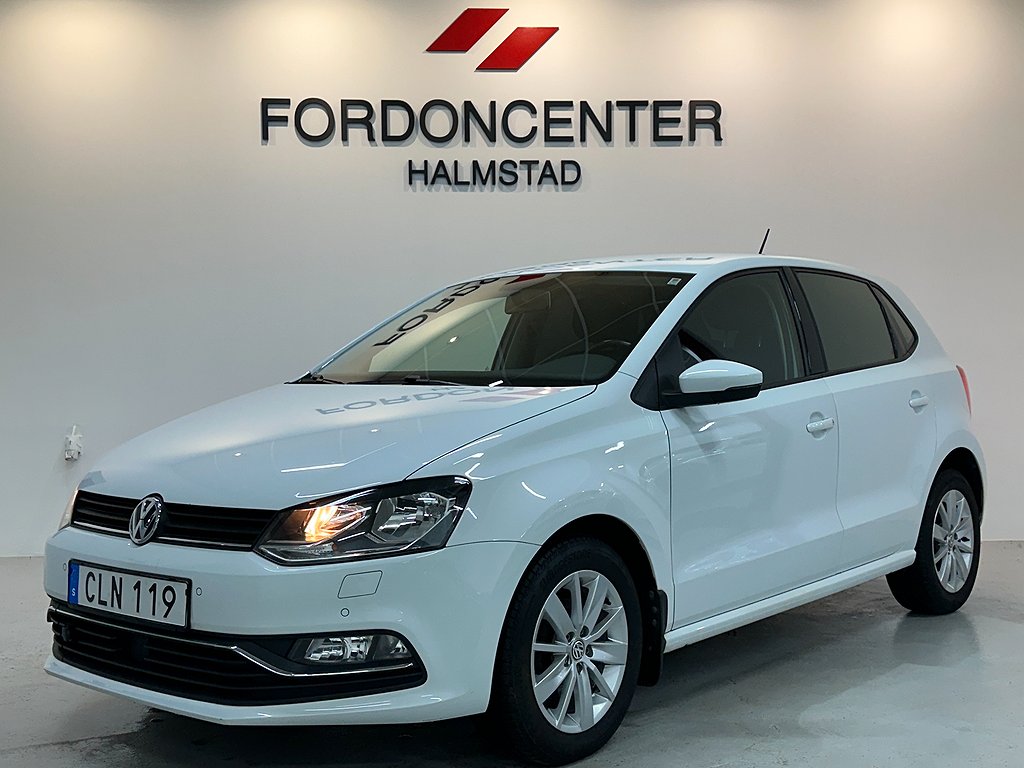 Volkswagen Polo 5-dörrar 1.2 TSI 90hk P-Sensorer|Farthållare