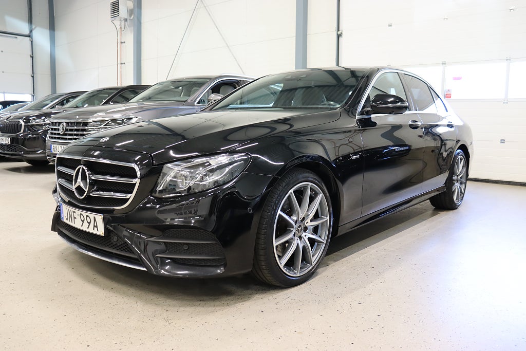 Mercedes-Benz E 220 d 4MATIC AMG 1-Ägare 360° Pano HuD Burmester 194hk