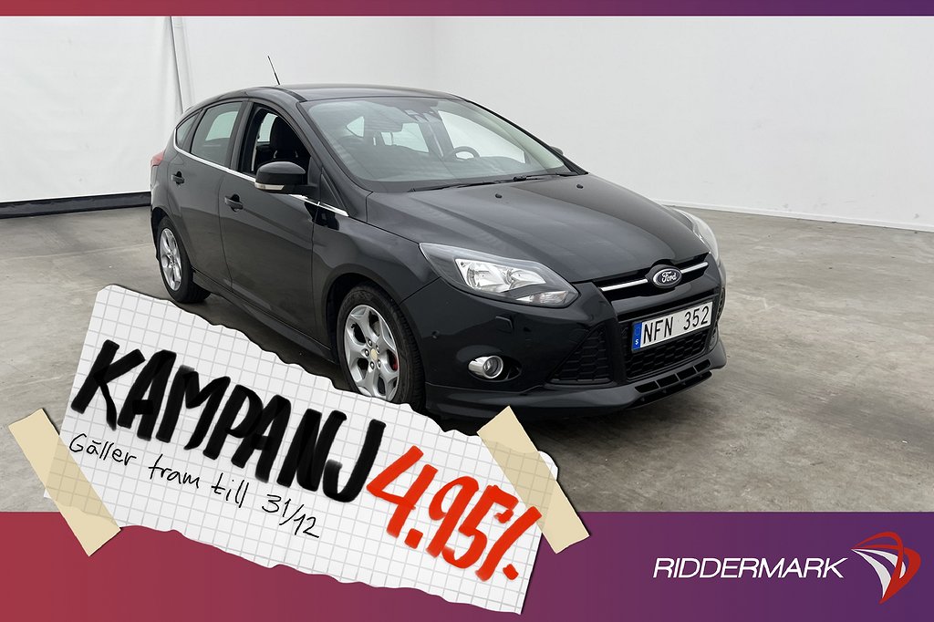 Ford Focus 1.0 EcoBoost 125hk Titanium Sens 4,95% Ränta