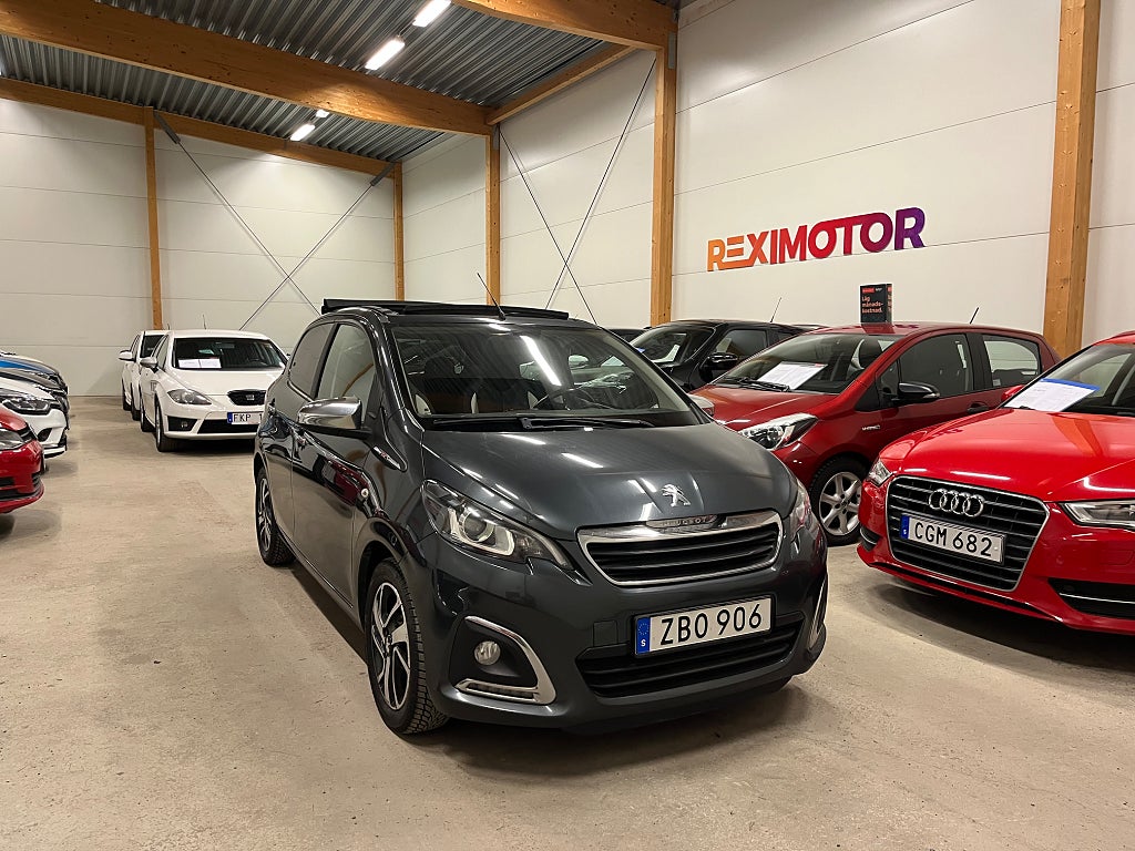 Peugeot 108 TOP! 5-dörrar 1.2 VTi Ny Besiktad 