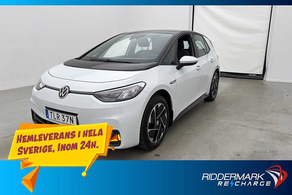 Volkswagen ID.3 Pro Performance Värmare Navi CarPlay MOMS