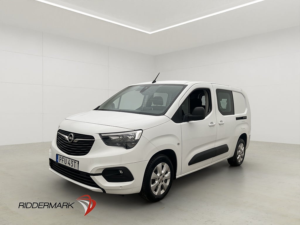 Opel Combo CrewVan L2 131hk Värmare PDC Dragkrok 5-Sits Moms