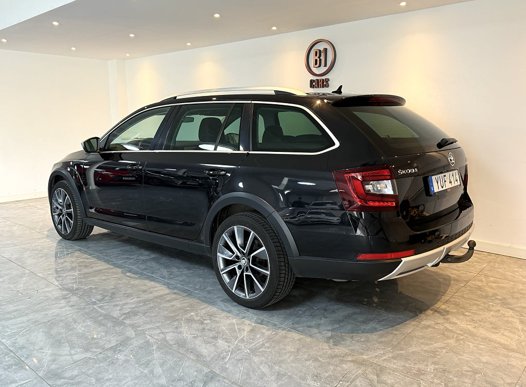 Skoda Octavia Scout 2.0 TDI SCR 4x4 PREMIUM D-VÄRMARE KELYSS CANTON B-KAM