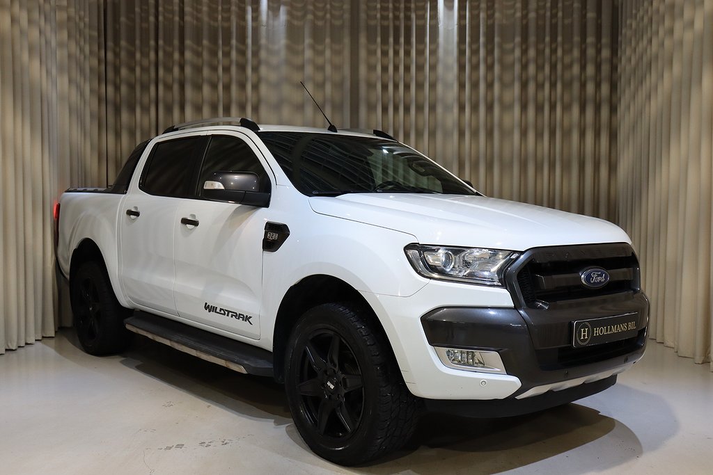 Ford Ranger Dubbelhytt 3.2 TDCi 4x4 200HK Wildtrak MOMS V-Hjul