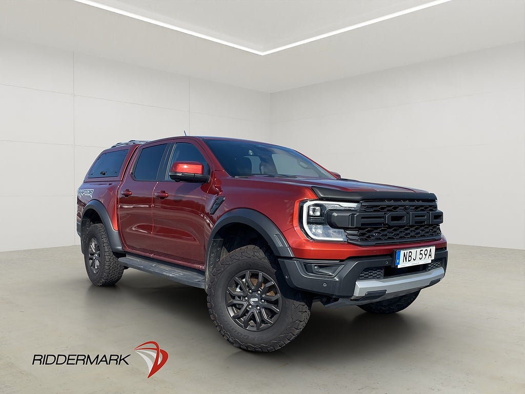 Ford ranger Raptor 292hk 4x4 Cockpit B&O Kåpa CARPLAY Moms