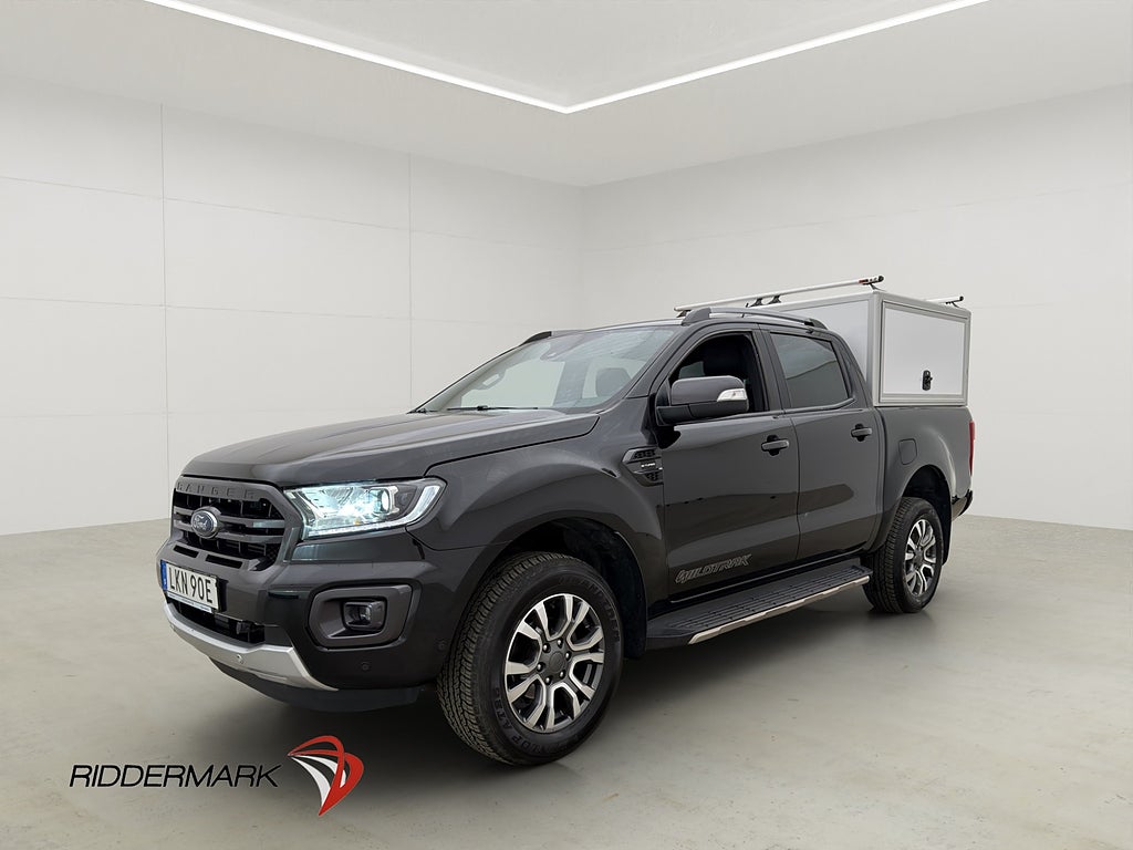 Ford ranger Wildtrak 4x4 213hk PÅBYGGNAD Värmare Kamera Drag