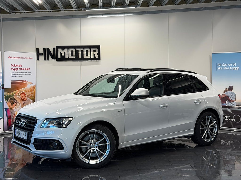 Audi SQ5 3.0 TDI Quattro Aut |PANO|B&O|NAVI|BKam|Värm|DRAG|
