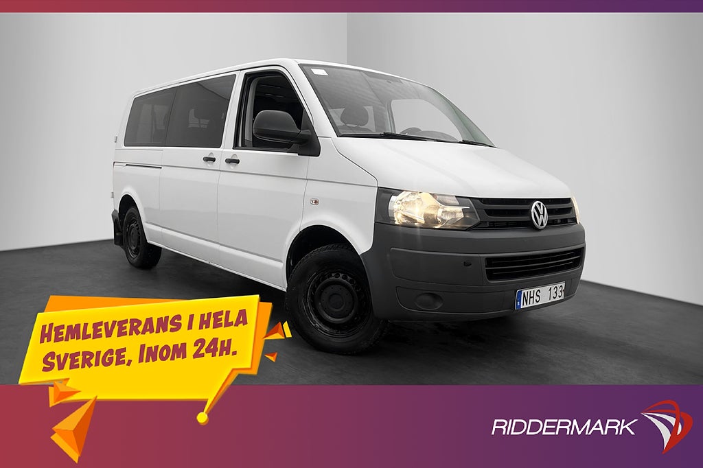 Volkswagen Caravelle Lång 2.0TDI Fjärr-Värmare PDC 9-Sits