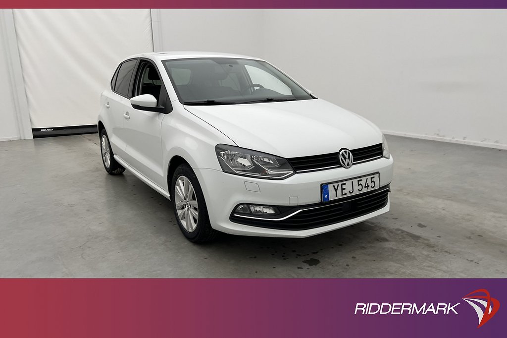 Volkswagen Polo 1.2 TSI 90hk Bluetooth Välservad 0,47l/mil