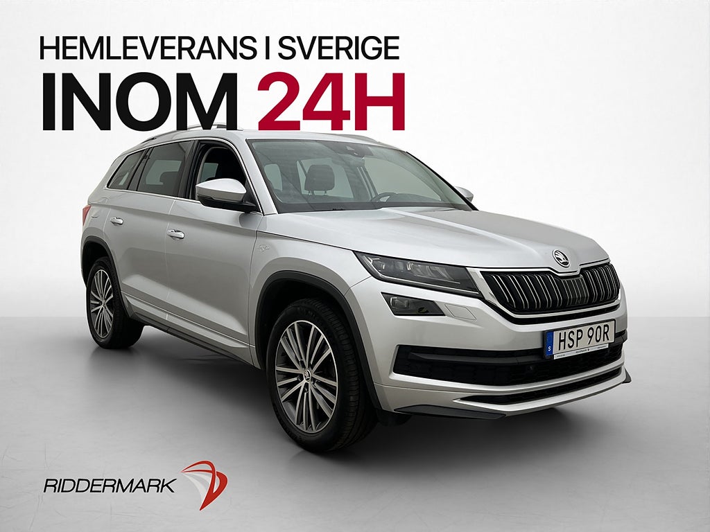 Skoda Kodiaq 2.0 TDI 4x4 190hk Värmare Drag CarPlay Läder