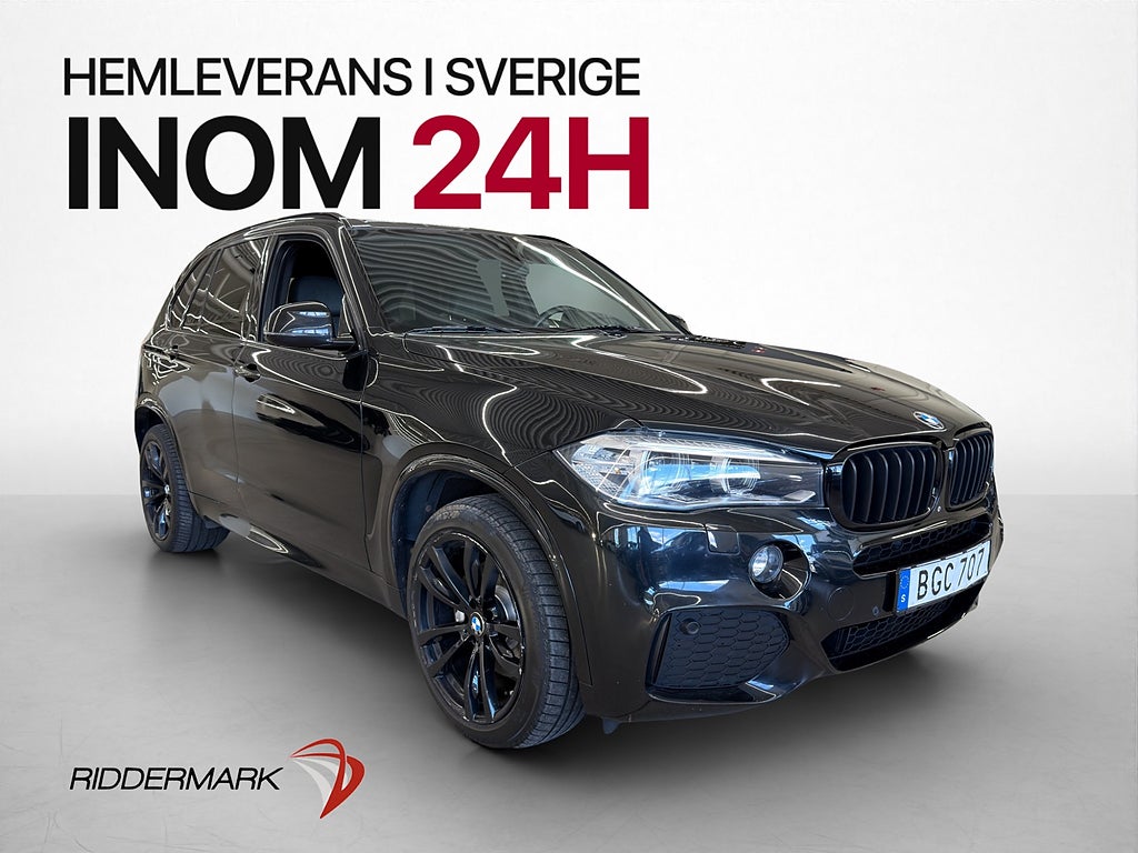 BMW X5 XDrive40d 313hk M Sport H/K Dragkrok-Inf Läder 360°