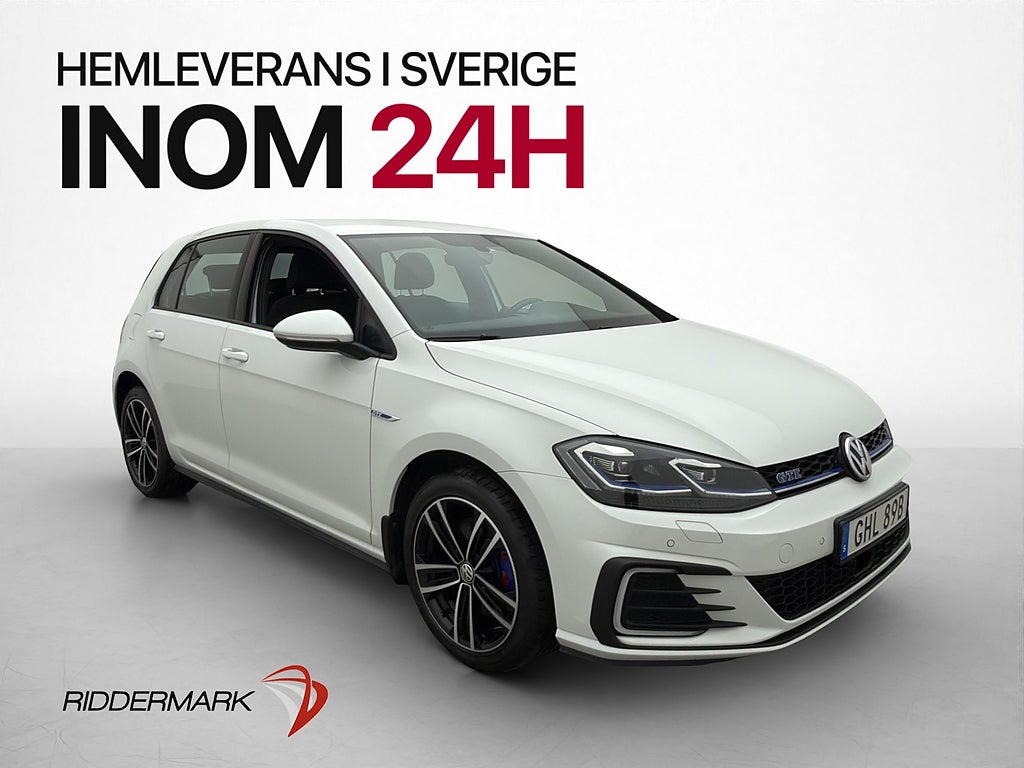 Volkswagen Golf GTE 1.4 TSI 204hk Cockpit Sensorer CarPlay