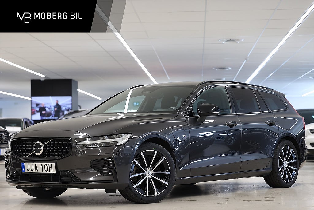 Volvo V60 Recharge T6 AWD 399hk Plus Dark Orrefors Drag MOMS/VAT