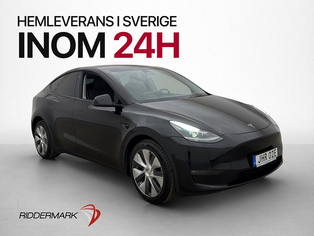 Tesla Model Y Long Range AWD Drag AP Pano Kamera Skinn MOMS