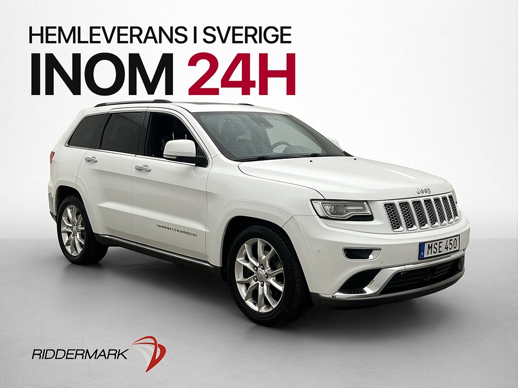 Jeep Grand Cherokee 3.0 V6 Summit Luft Pano H/K Kamera Skinn