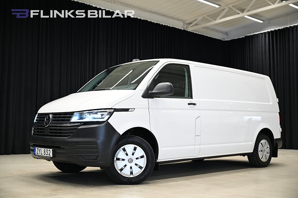 Volkswagen Transporter 4Motion DSG 150HK L2|Inredd|Drag|Värmare|EnÄgare|Moms