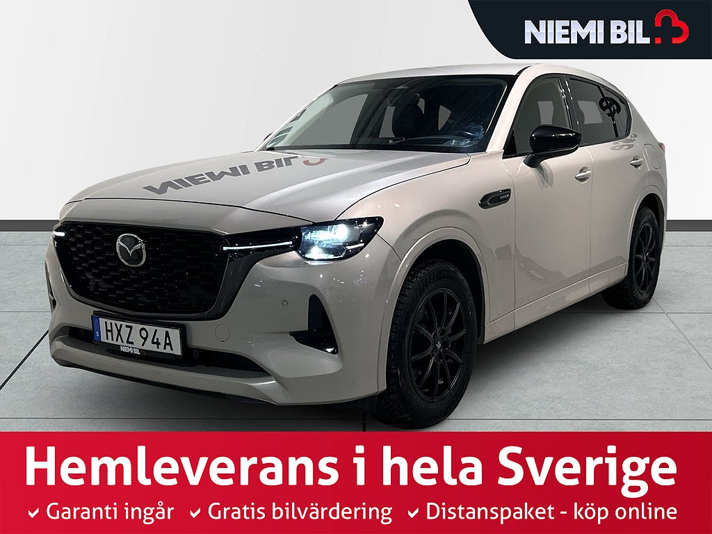 Mazda CX-60 PHEV Homura Drag Pvärm BOSE 360° HuD GPS MOMS 