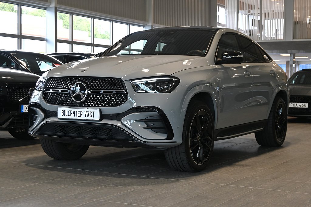 Mercedes-Benz GLE 350 de 4M Coupé AMG Premium Night Förarass 22"