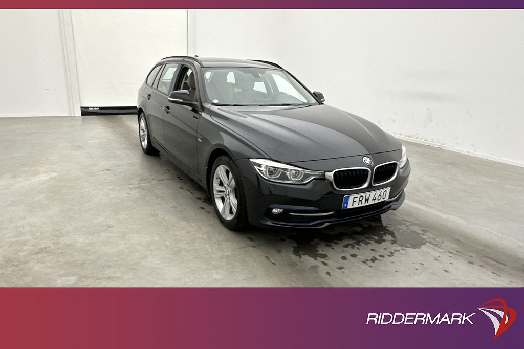 BMW 318 d Touring Sport line HiFi PDC Rattvärme Drag Skinn