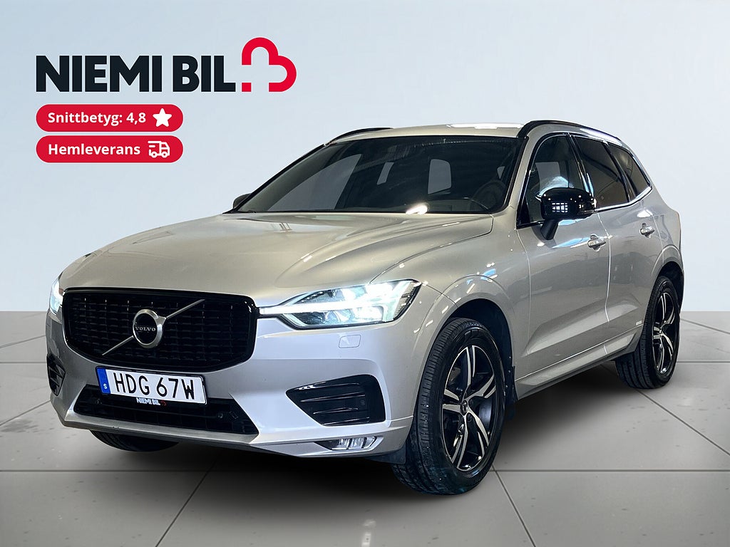 Volvo XC60 B4 AWD Aut R-Design Drag Värmare Kamera Skinn Navi S&V