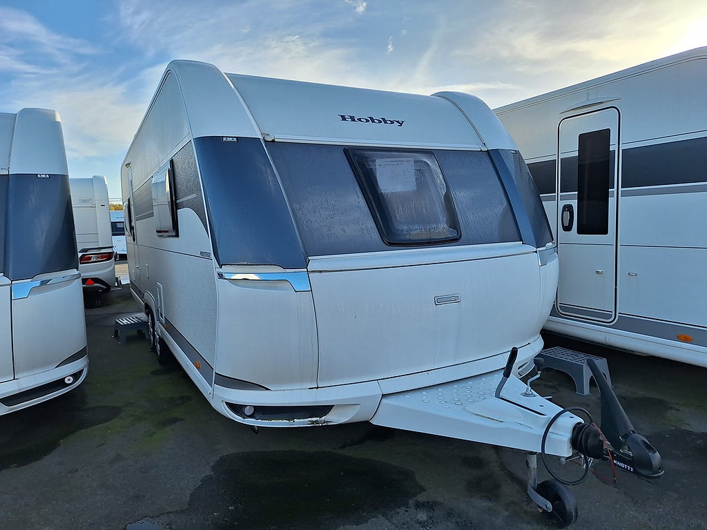 Hobby Prestige 650 UFf Queenbädd, Dusch, Kampanjpris!