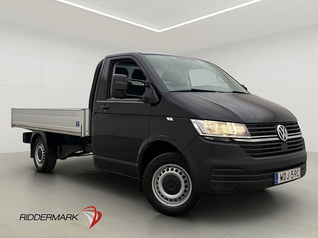 Volkswagen Transporter FLAKBIL Värmare Drag Farthållare Moms