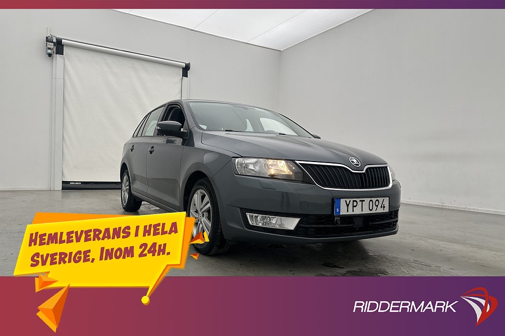 Skoda Rapid Spaceback 1.4 TDI Värmare CarPlay P-sensorer