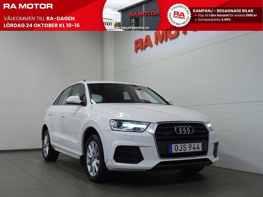Audi Q3 2.0 TDI 150hk quattro S Tronic | Drag | PDC | 2017