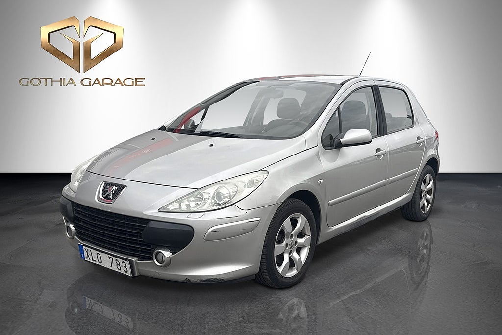 Peugeot 307 5-dörrar 2.0|Ny-Service|Ny-Besiktning|