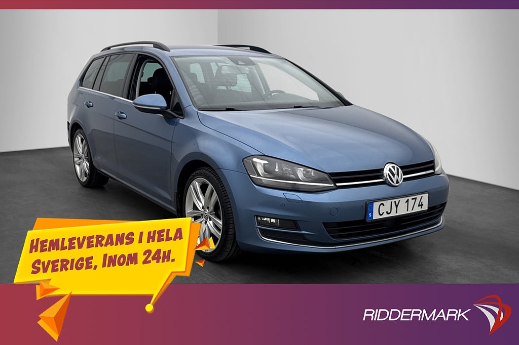 Volkswagen Golf 2.0 TDI GT Värmare Adaptiv-fart Kamera Navi