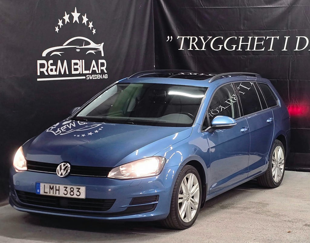 Volkswagen Golf Blå-tand, Adaptiv, Pano, Drag, Ny Bes!!!