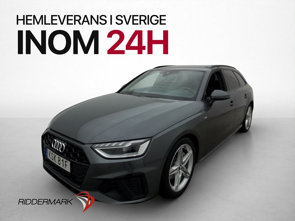 Audi A4 40 TDI Quattro S-Line D-Värmare Drag Navi Carplay