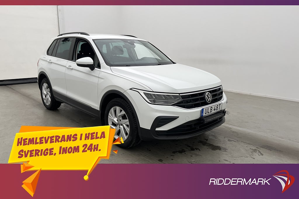 Volkswagen Tiguan TDI 150hk 4M CarPlay Kamera Sensorer Drag