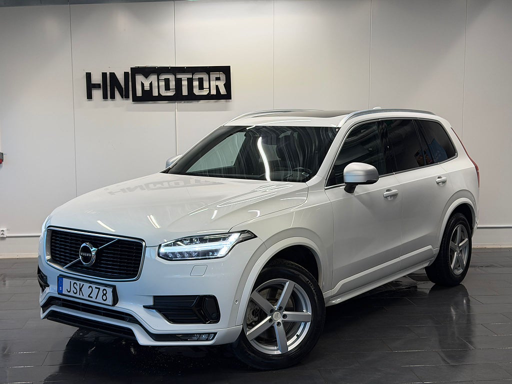 Volvo XC90 D5 AWD  R-Design |PANO|HuD|BLIS|BKam|DRAG|7-Sitsare|