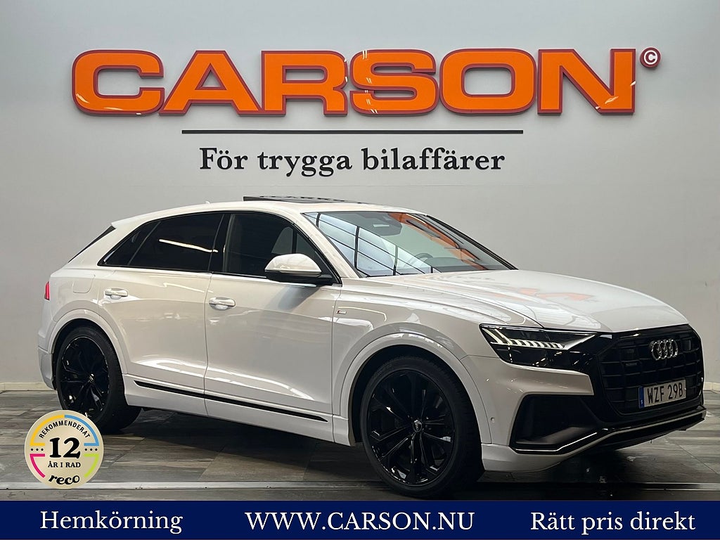 Audi Q8 4,99% 50 TDI Q S Line B&O Matrix 360° Luftfjädring Pano