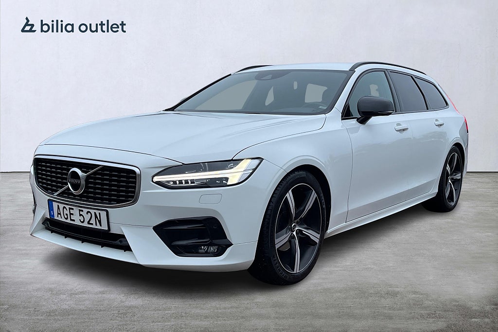 Volvo V90 T4 Polestar Opt. R-Design 209hk / Drag Värmare Navi VOC