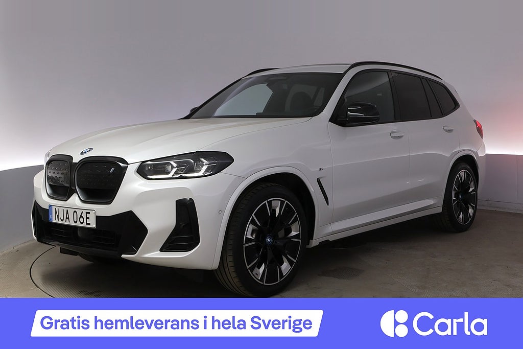 BMW iX3 M-Sport Charged Pano Elstol Drag Kamera AdapFarth
