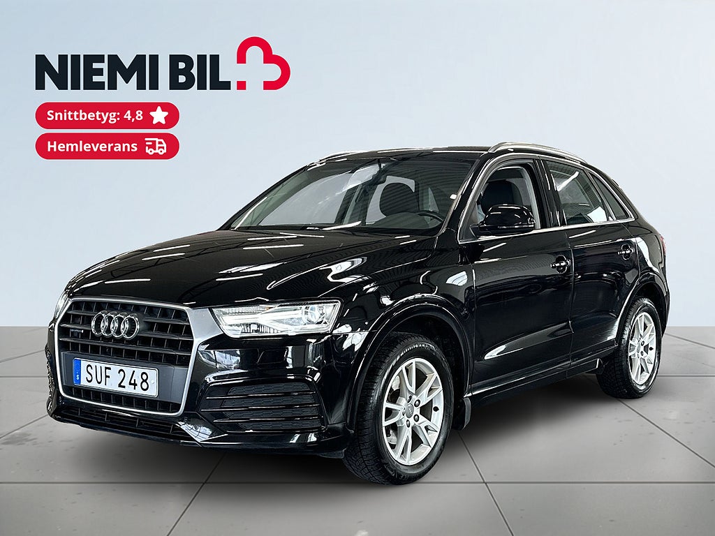 Audi Q3 2.0 TDI Quattro S&V-hjul/BT/Psens