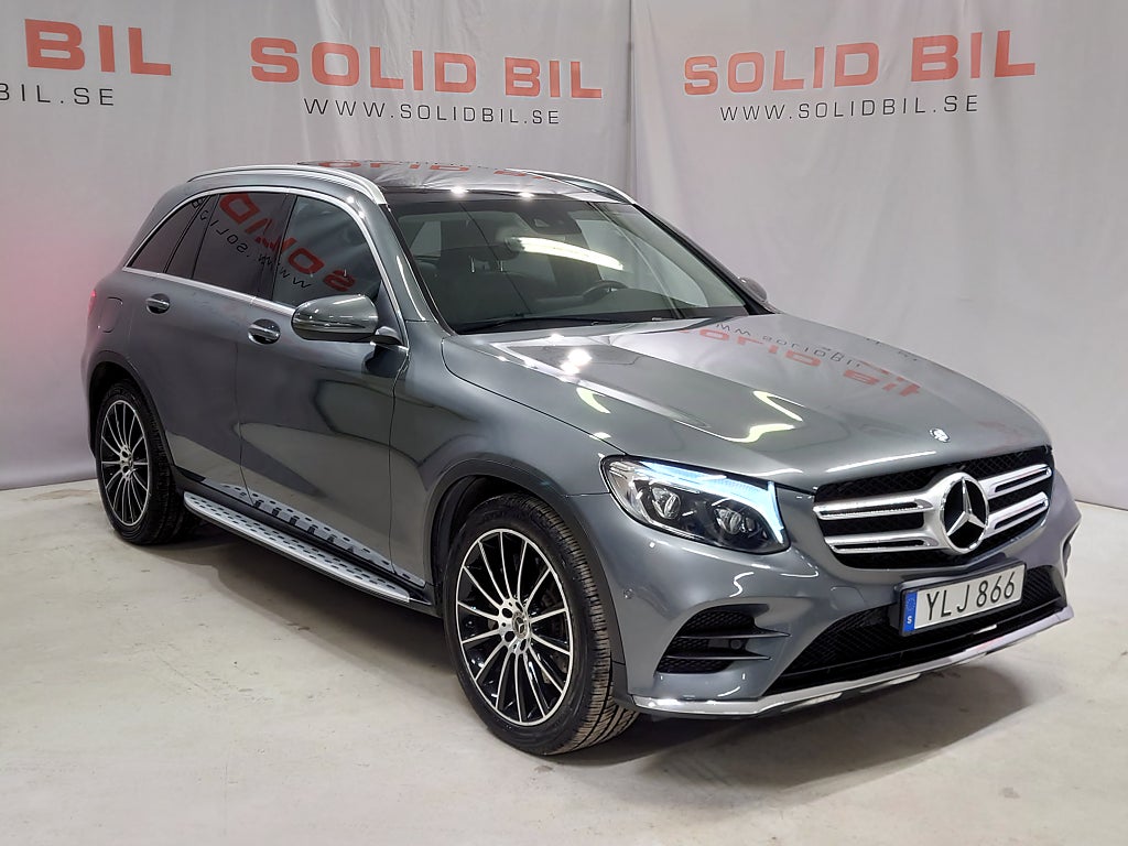 Mercedes-Benz GLC 220 d 4MATIC AMG/Drag/Värmare/Burmester/Pano/ 1 brukare