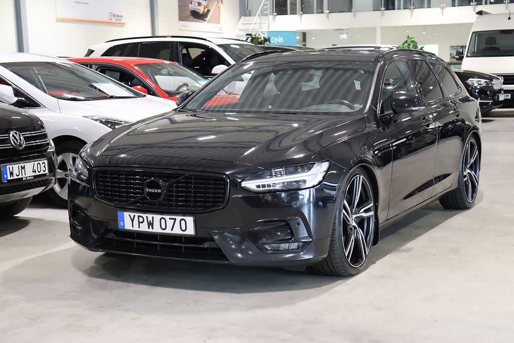 Volvo V90 D5 Polestar 240HK R-Design AWD Aut B&W/Pano/Drag