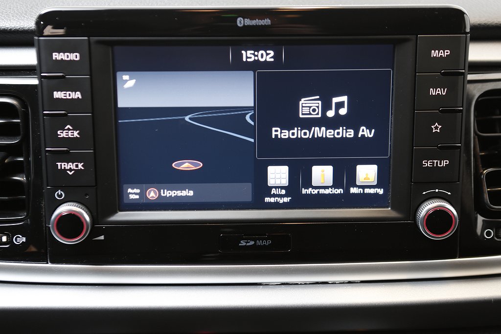 Kia Rio 1,4 Launch Edition Aut 5D Navi CarPlay Motorvärmare 2017