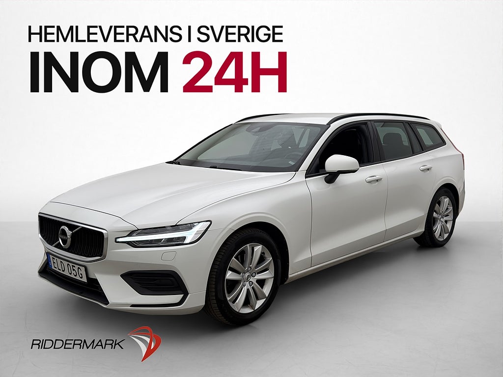 Volvo V60 D4 190hk AWD Momentum Värmare Adaptiv CarPlay Drag