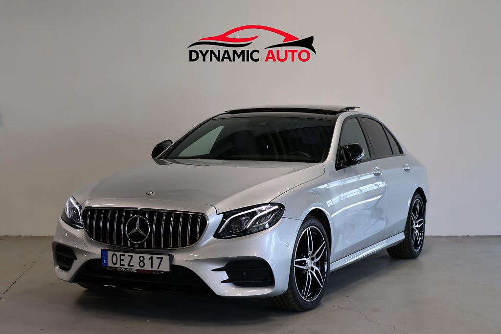 Mercedes-Benz E 220 d 9G/AMG/Panorama/CarPlay/Belysning/lågmil/194HK