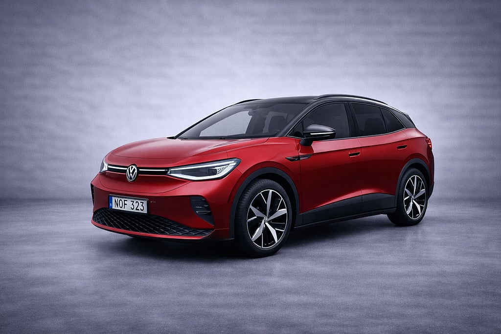 Volkswagen ID.4 GTX AWD / 82 kWh/ Dragkrok/ 94% batt / 46.800:- stöd/