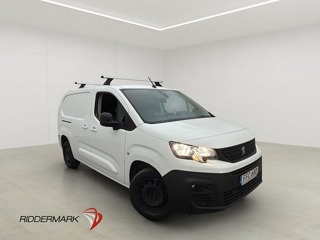 Peugeot Partner L2 Ny-Kamrem Värm Drag B-Kam CARPLAY Moms