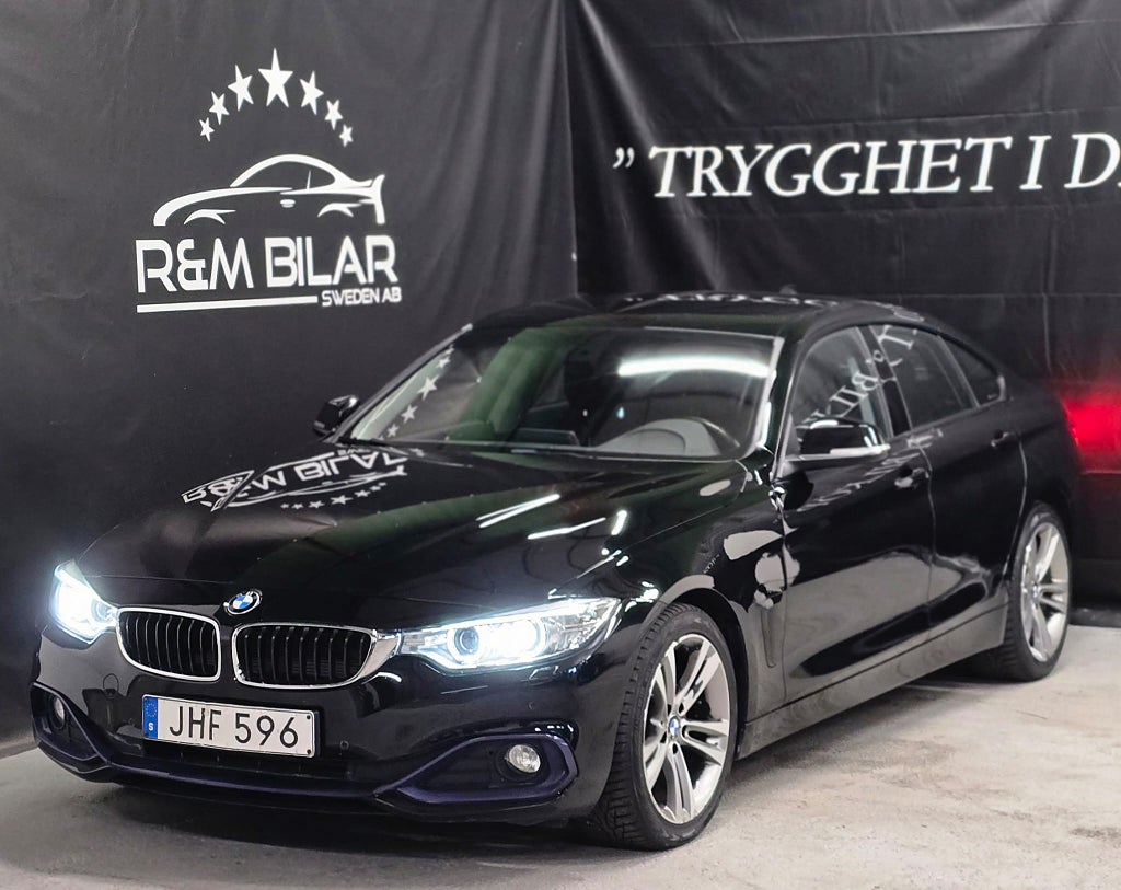 BMW 420D Sport line, Blå-tand, P-sens, 184HK, Ny Serv!!!