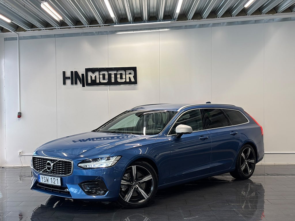 Volvo V90 T5 Geartronic R-Design |CarPlay|HPA|ElStol|DRAG|NyServ|