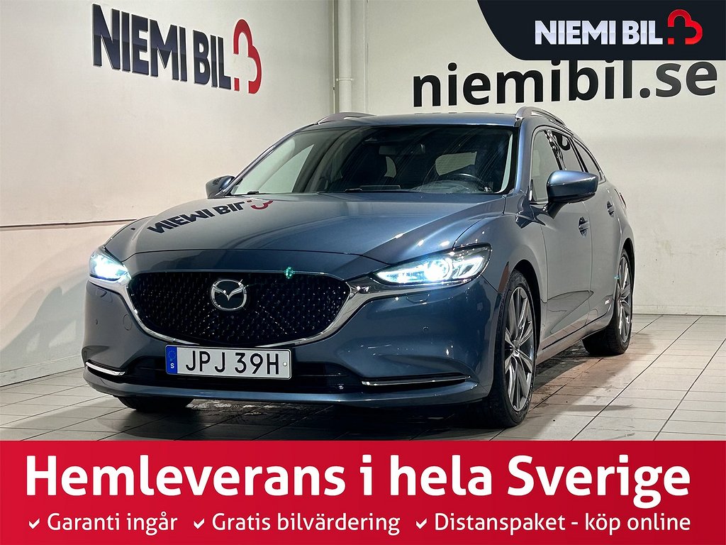 Mazda 6 Wagon 2.2 Optimum AWD Dvärm Drag HuD 360° BOSE SoV