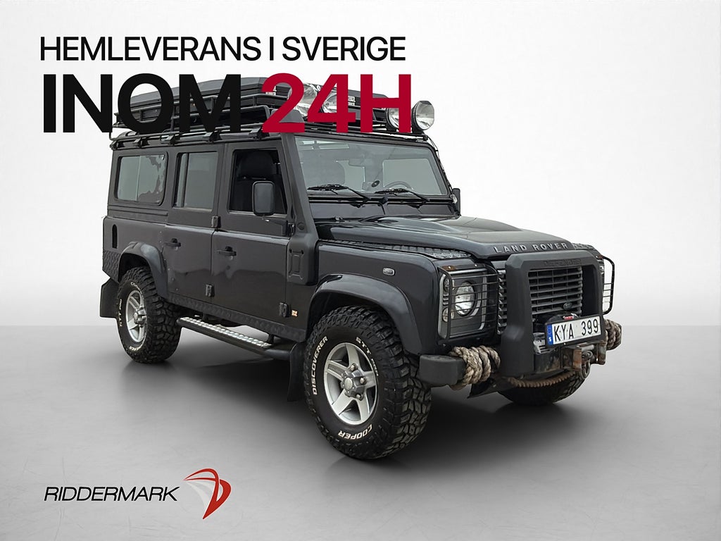 Land Rover Defender 110 TD4 4x4 Taktält Vinsch Två-Brukare