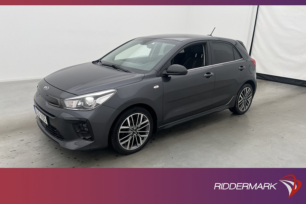 Kia Rio 1.0 120hk GT-Line Kamera Halvskinn CarPlay Rattvärme